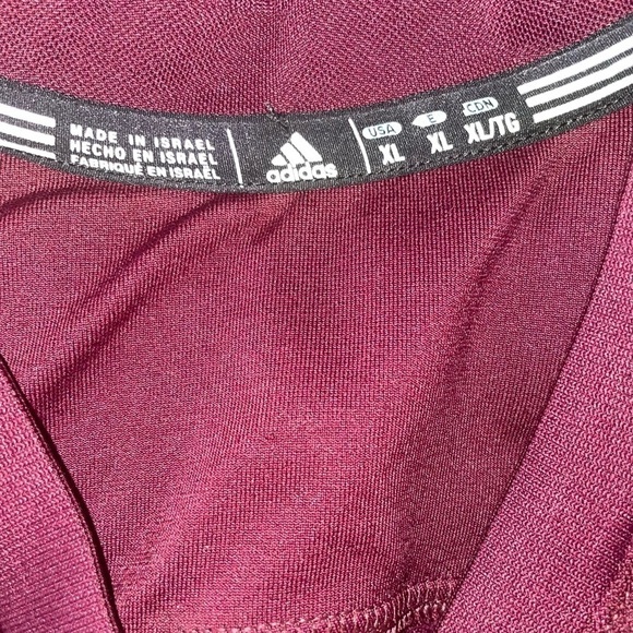 adidas M99591 Men's Maroon Techfit Primeknit Climacool Football Jersey new - Picture 4 of 4